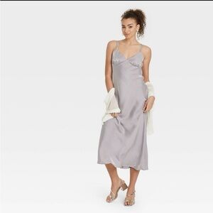 Wild Fable Women’s NWT Iridescent Slip Maxi Dress